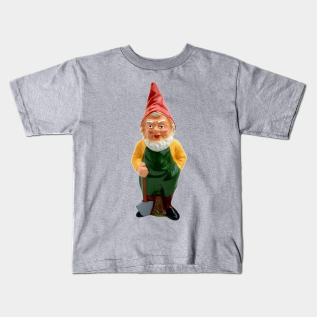 GARDEN DWARF Kids T-Shirt by ghjura